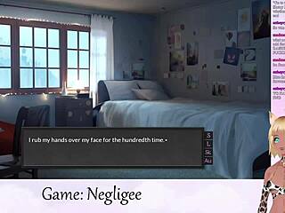 Lewdneko Vtuber Explores Negligee Game in Part 6 With Steamy Lesbian Action