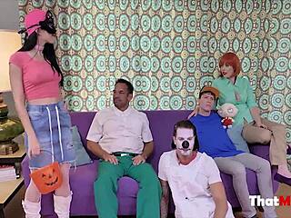 Milfs like Lauren Phillips get wild when husbands are away.