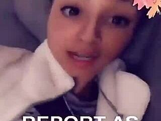 New Teanna Trump gives a sloppy BJ on stairs to a big black cock monster.