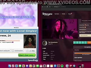 Temresa Gwiazdunia brings the heat with dancing and crossdressing on sex cam.