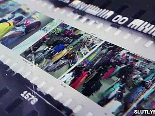 Ella Knox deepthroats huge cock like crazy