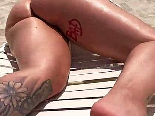 I got nude on miami beach with summer rob and his big black cock.