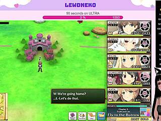 Vtuber Lewdneko Plays Evenicle Part 16 With Moaning Creampie Scenes