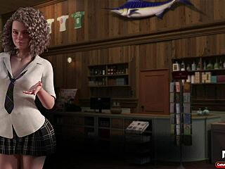 Busty Teen E2 Holds Back No Sperm In Garage Creampie