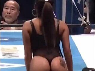the massive backside of tokyo latina in action.
