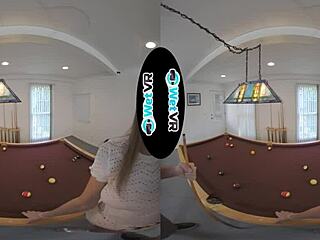 wetvr billiards tease gets pussy drenched in vr 😏