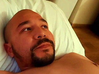 Masturbation Scene On The Bed