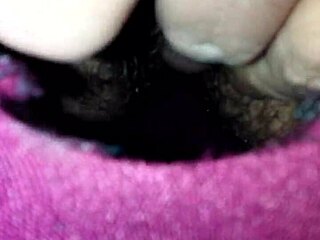 Petite teen rubs tight pussy then sucks cock