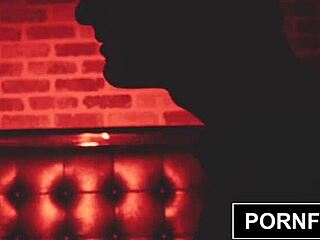 Pornfidelity features August Ames getting oiled up and involved in a scene.