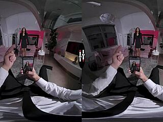 Pov Blowjob And Handjob On Shaved Pussy In Dark Room Vr.