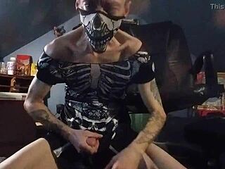 Whitecockolate Shemale Fingering Cock Masturbation