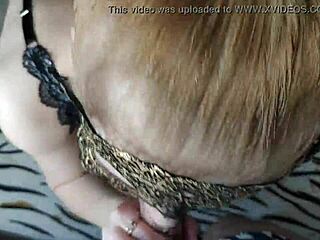 Hot Blonde Gives Deep Wet Blowjob To Monster Cock