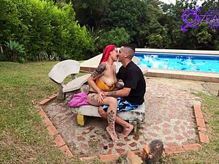 Glamping VIP 7 grabbing my girlfriend in the finca DaniClarkOficial and JazminOwens 😍 big tits ass boobs pov big ass voyeur cock monster cock tits