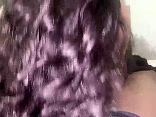 After cleaning, she gives a deepthroat blowjob for submissive fun. Pure homemade action!