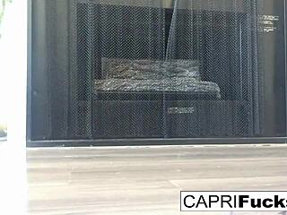 I am Capri, posing in my high heels for the camera