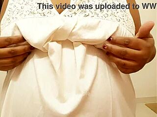 A girl from Madhya Pradesh shares a story while showing her figure