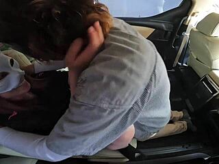 Wife Gets Car Sex After Volleyball Practice, Covered in Cum