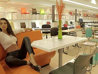 sexy bolivian model shines in full hd casting on sofa! 🔥