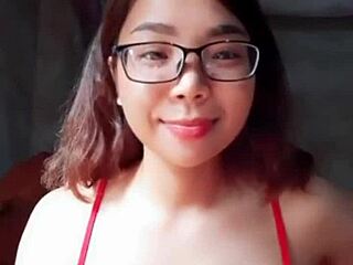 Big tits bouncing in wild action scene