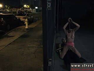 Bound European Virgin Teen in Outdoor Bondage Domination Scene