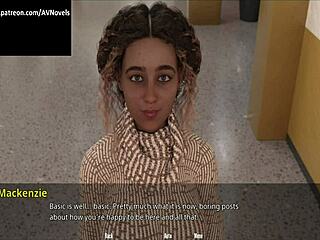 Shauna ama mamarse una polla gigante en el gym con acción cartoon loca. Milf de anime se suma al jaleo!