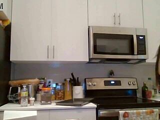 latina gives blowjob with spitting and toys