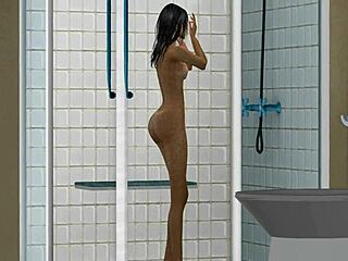 hey, ever had wet dreams in a steamy 3d shower like this?