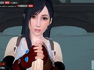 uncensored japanese hentai anime tifa blowjob and creampie asmr