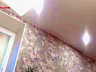 Hot slut masturbates shaved pussy