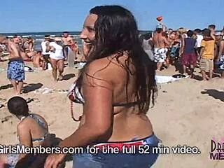 Libur musim semi Texas liar pesta bikini gadis 18+ pantai, cewek kuliah ngamuk total!