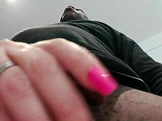 yo, classy filth gives an unreal handjob with that mature vibe