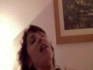 This French blonde in satin panties and stockings gets dirty with rimming and deep anal pounding. Her big ass looks insane in heels during clothed POV action.