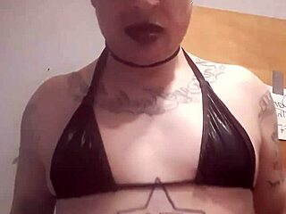 This sexy shemale amateur is solo, showing off her sissy side in a casual way