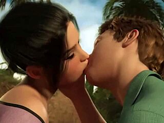 Hot teen gets pounded by monster cock on the farm