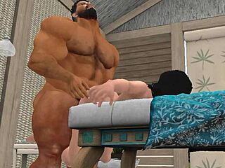 Cam Heyward Feels Every Inch Of His Huge Dick Massaged Passionately