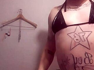 This sexy shemale amateur is solo, showing off her sissy side in a casual way