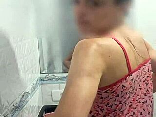 my wife is horny in the shower for pussy lickers