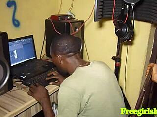 first day in studio i got fucked by irie