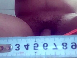 Enjoying 13 cm in anal sex session.