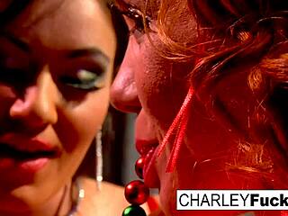 Charley chase and heather caroline have lesbian sex with big tits, ass, and pussy.