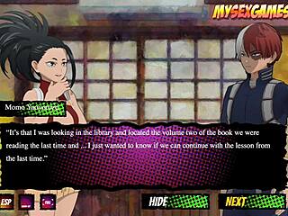 In this parody game, fucking my hero unfolds