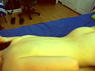 Young 18+ Couple Deepthroats Monster Cock Until Cum in Throat