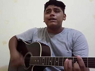this fat guy makes you cum while singing music