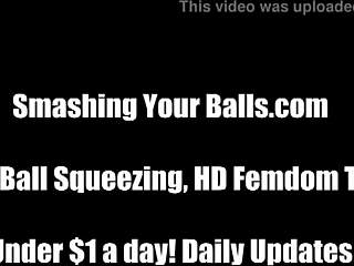 Ill treat your balls like a punching b