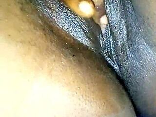 Horny Babe Fingers Her Shaved Pussy While Smoking A Cigarette, Teasing With Every Touch.