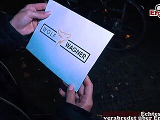 picked up a tattooed german milf with huge breasts for a wild banging session