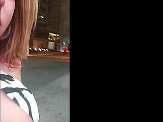 Latina friends with big tits on the street