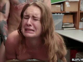 Teen Daisy Stone's shoplifting leads to passionate sex