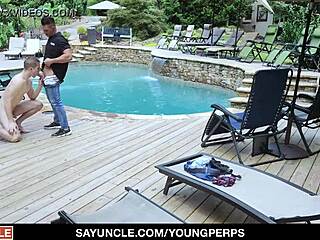 hot aiden asher drilled by guard jax thirio for skinny dipping