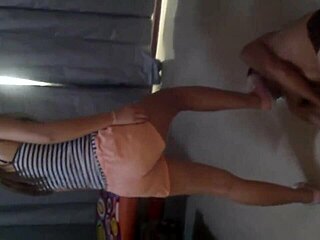 I'm sittin' on this guy's face with my socks on, it's so dominatin'!